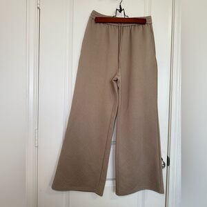 Stylish Tan Wide-Leg Pants